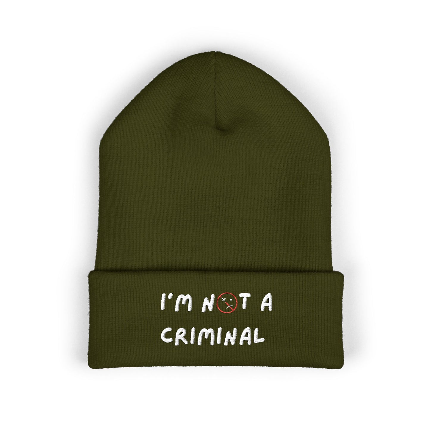 “I’m Not A Criminal” DDR-Beanie