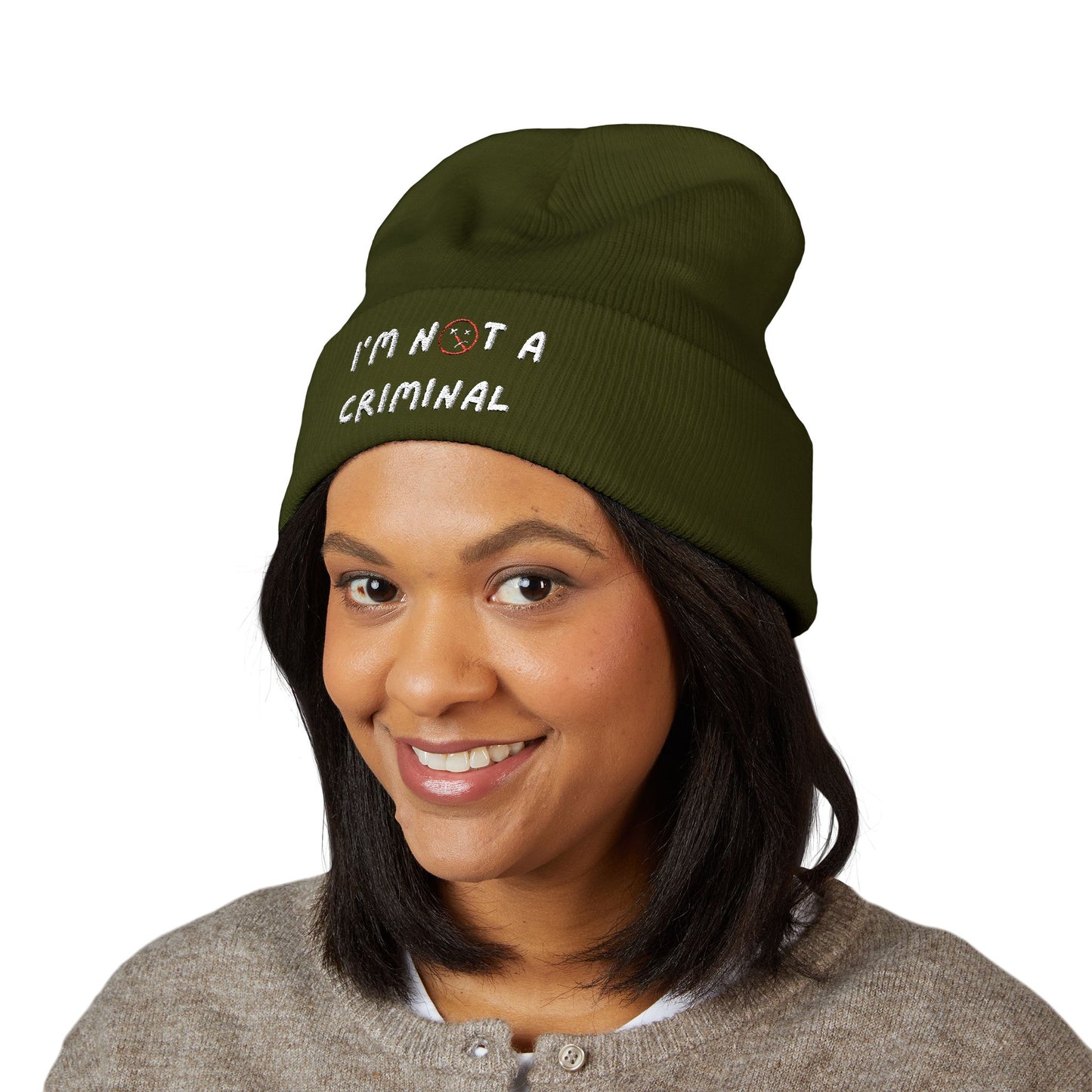 “I’m Not A Criminal” DDR-Beanie