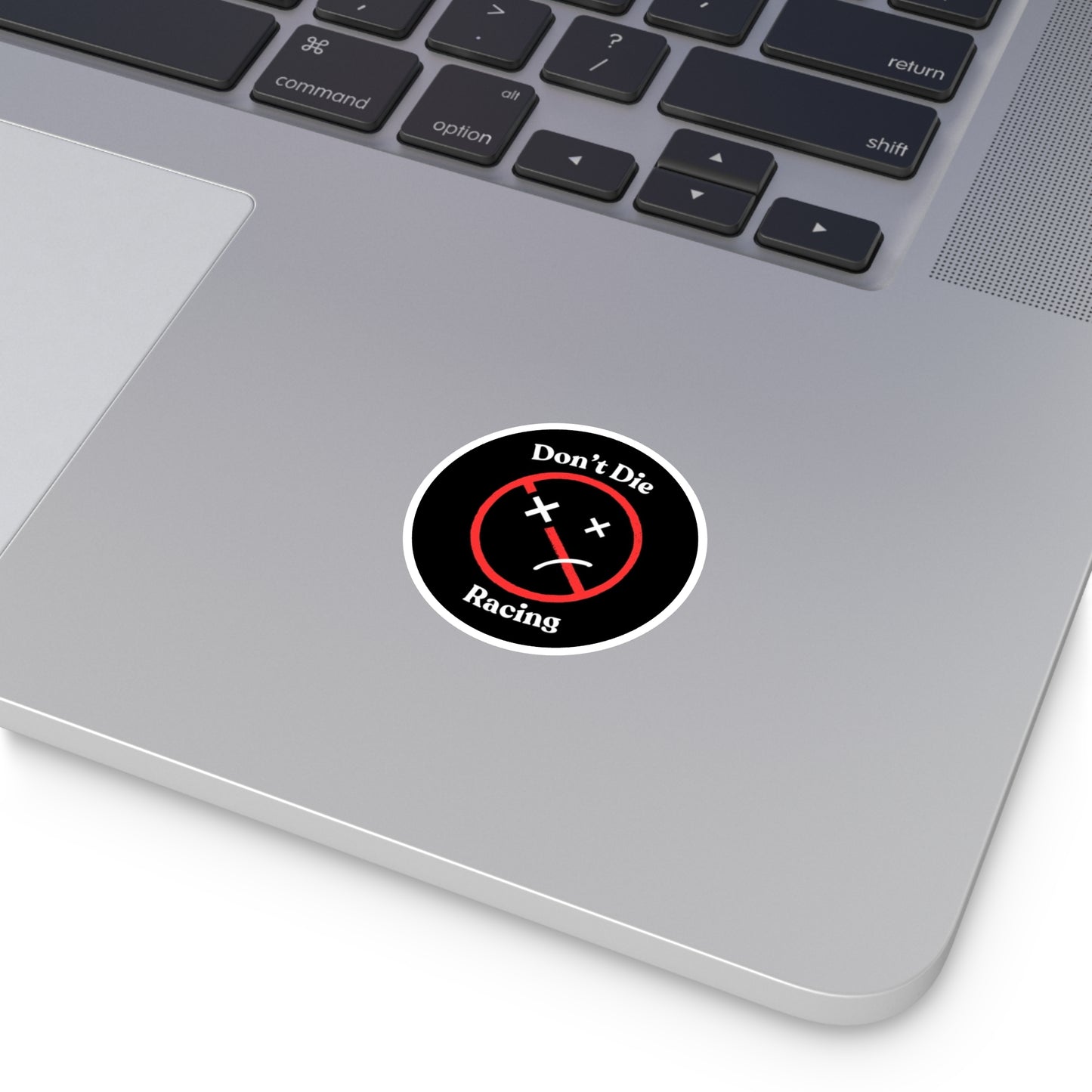 “Don't Die Racing” Round Stickers/Decals