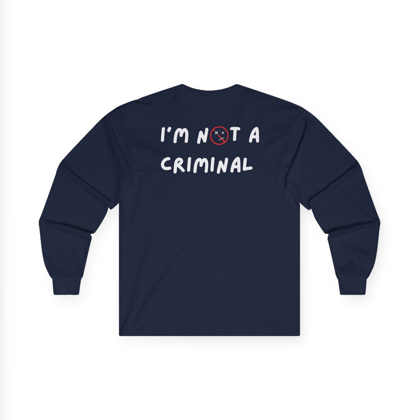 “I’M NOT A CRIMINAL” DDR-CREW NECK