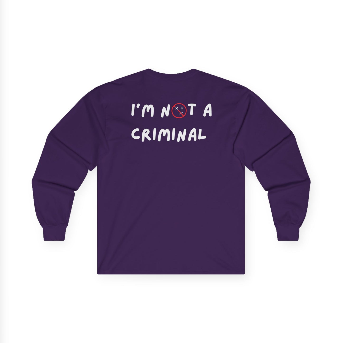 “I’M NOT A CRIMINAL” DDR-CREW NECK