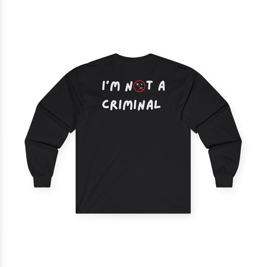 “I’M NOT A CRIMINAL” DDR-CREW NECK