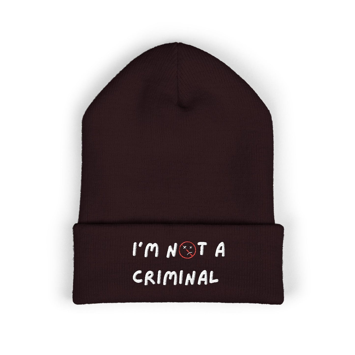 “I’m Not A Criminal” DDR-Beanie