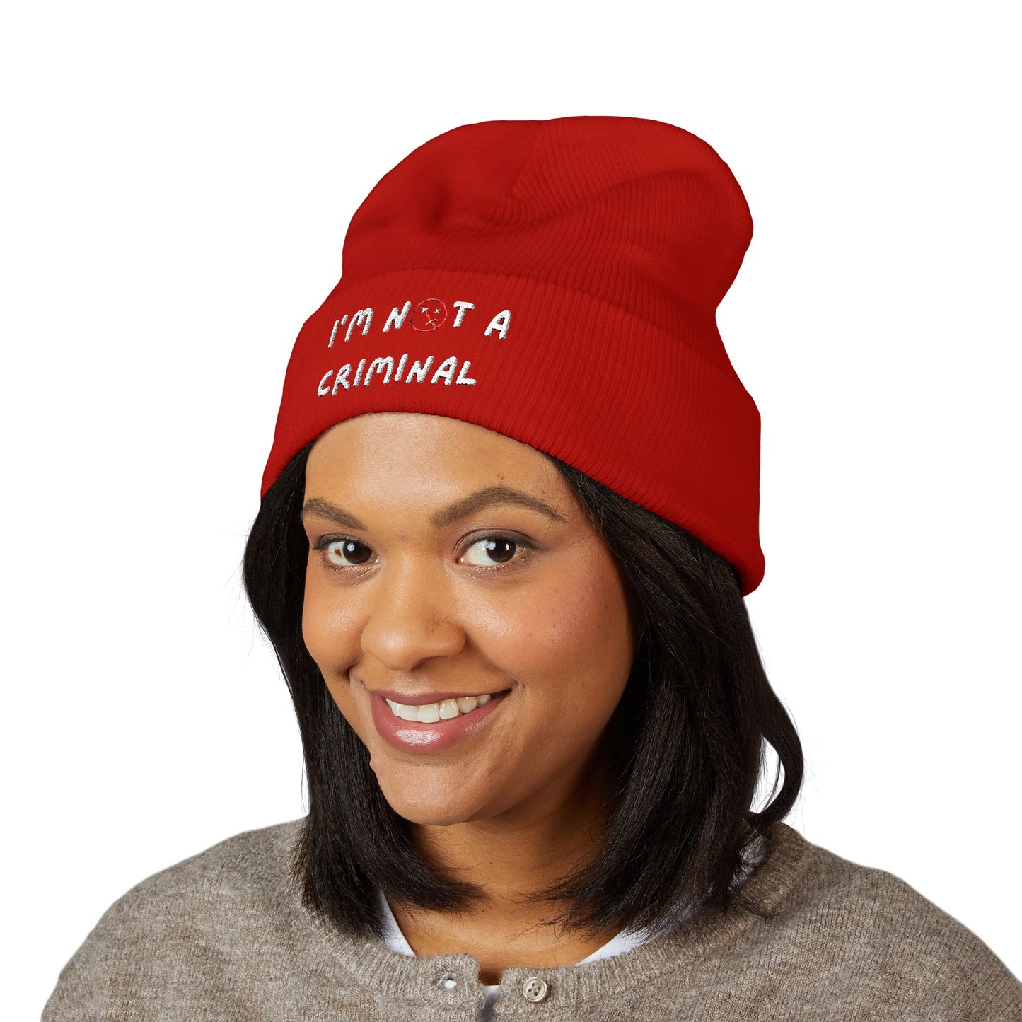 “I’m Not A Criminal” DDR-Beanie